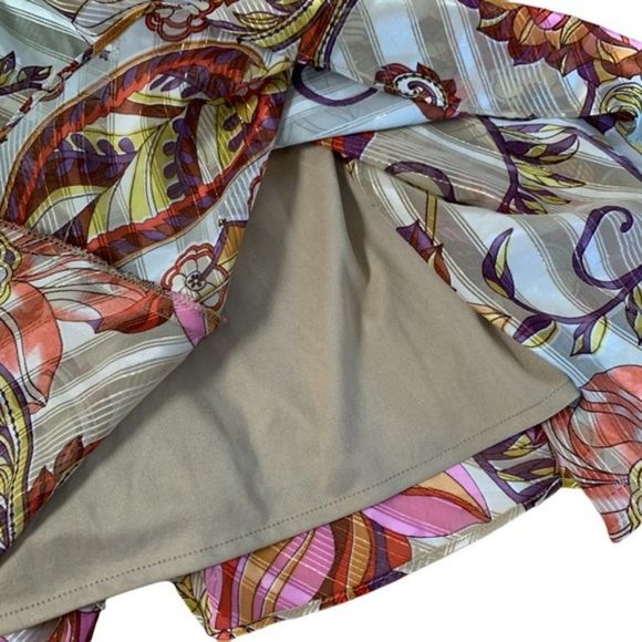 New Floral Sleeveless Eva Blue Dress Size 12 - Picture 7 of 11